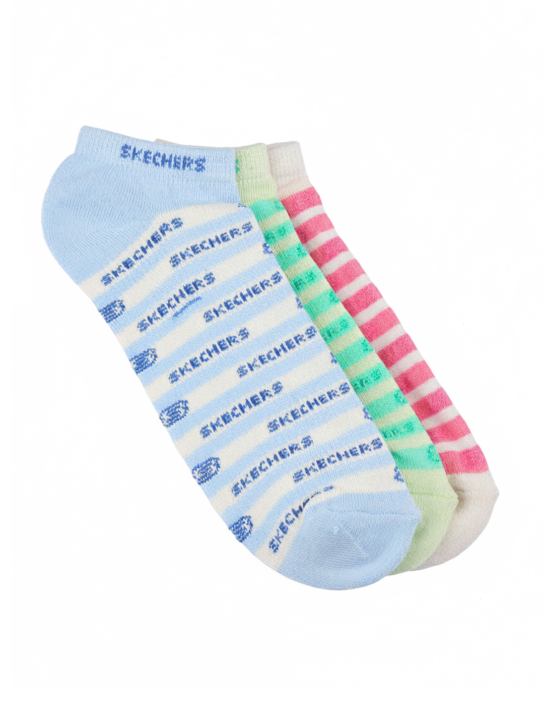 Skechers Women Pack Of 3 STRIPPED HALF TERR