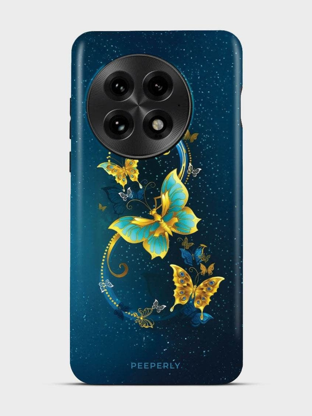 PEEPERLY Women Abstract Wings of Light Printed Impact Resistant OnePlus 11 5G Back Case