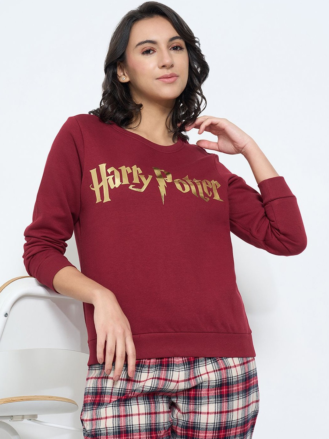 Dreamz by Pantaloons  Harry Porter Printed Lounge Tshirts