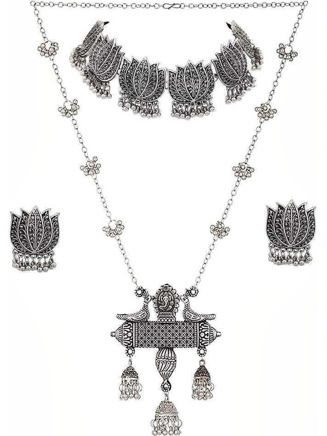 Nermosa Gunghroo Beaded Jewellery Set