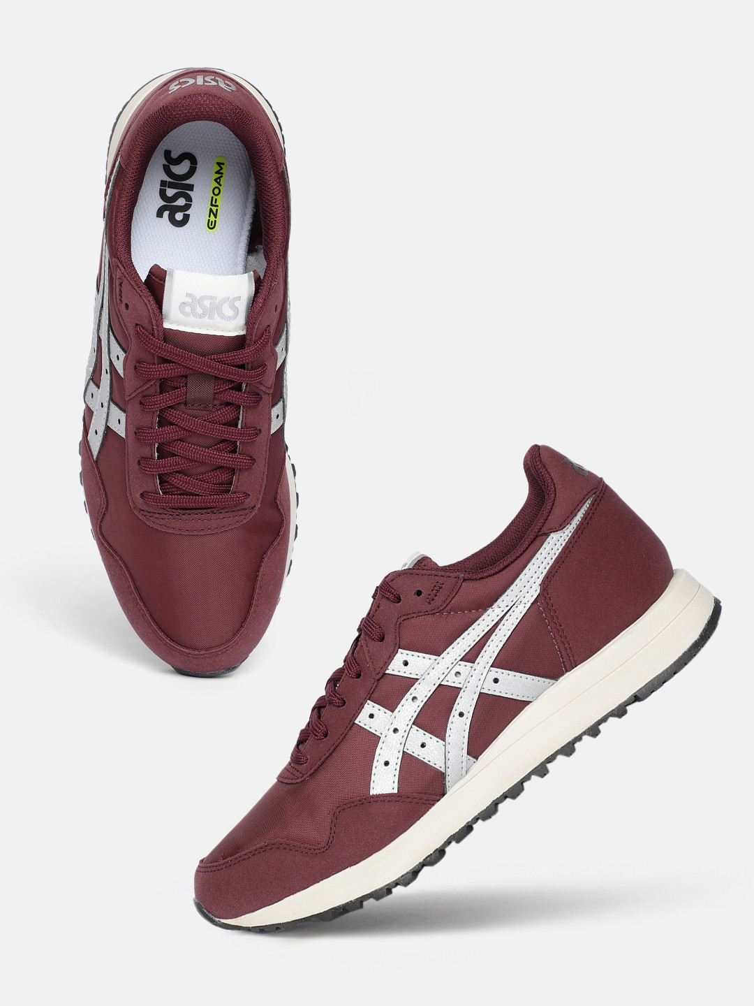 ASICS Men Brand Logo Textured Tiger Runner II Everyday Sneakers