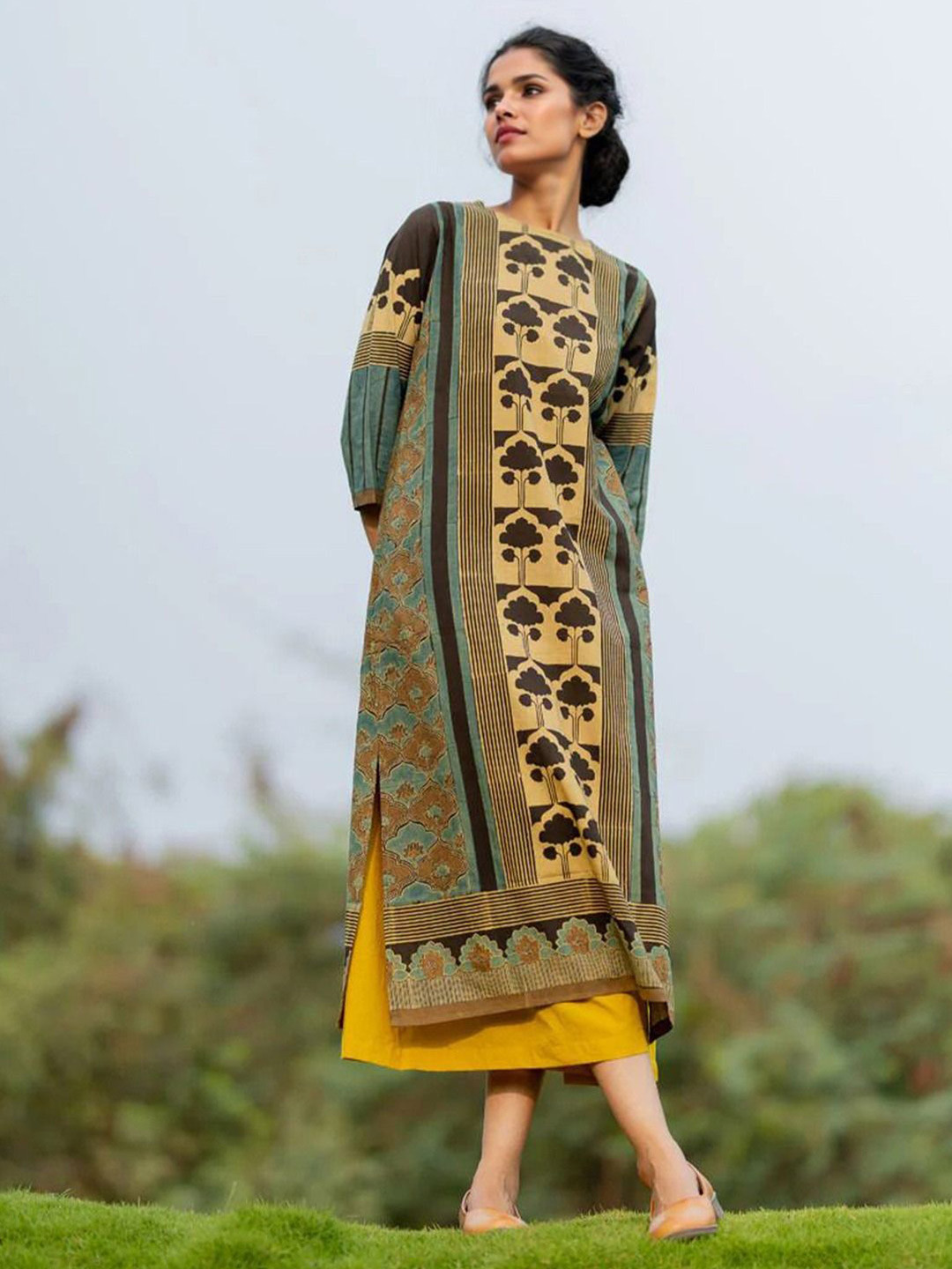 ELITE EDITION Women Floral Printed Indie Prints Kurta