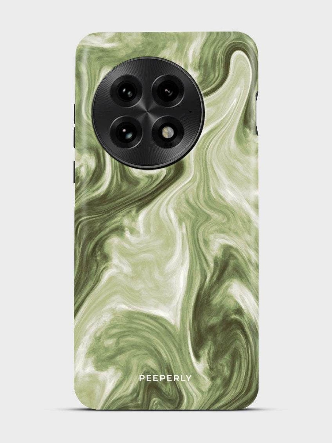 PEEPERLY Women Abstract Moss Marble Printed Impact Resistant OnePlus 11 5G Back Case