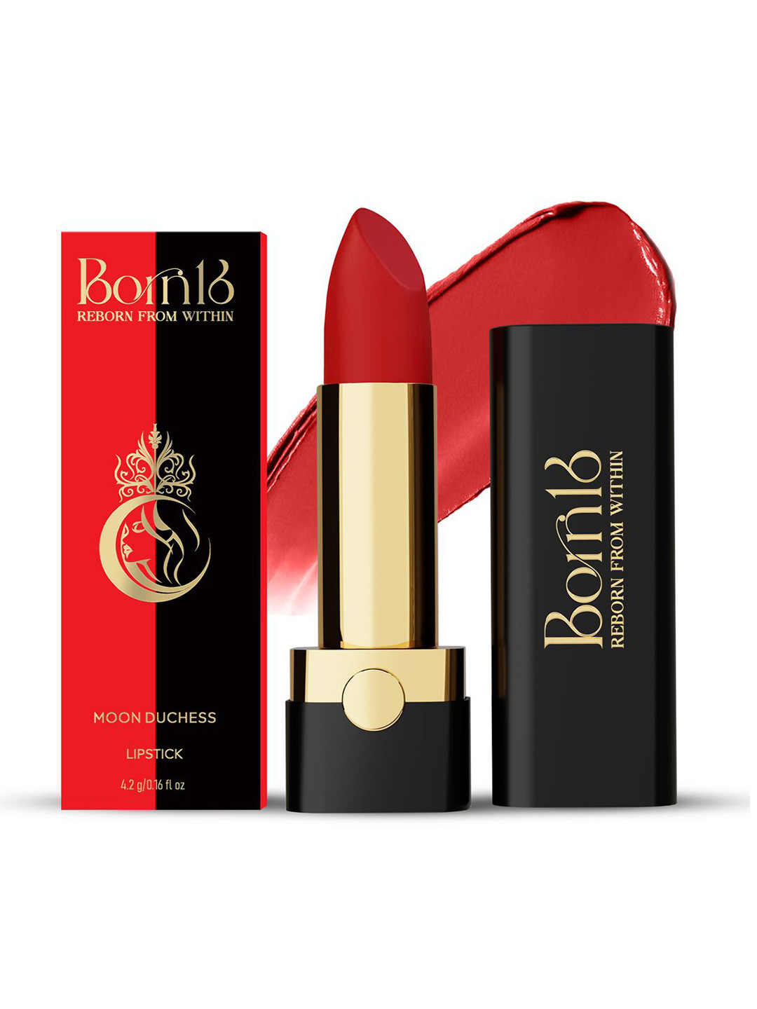 Born16 Moon Duchess Matte Perfection Lipstick - 4.2 g - Roselini