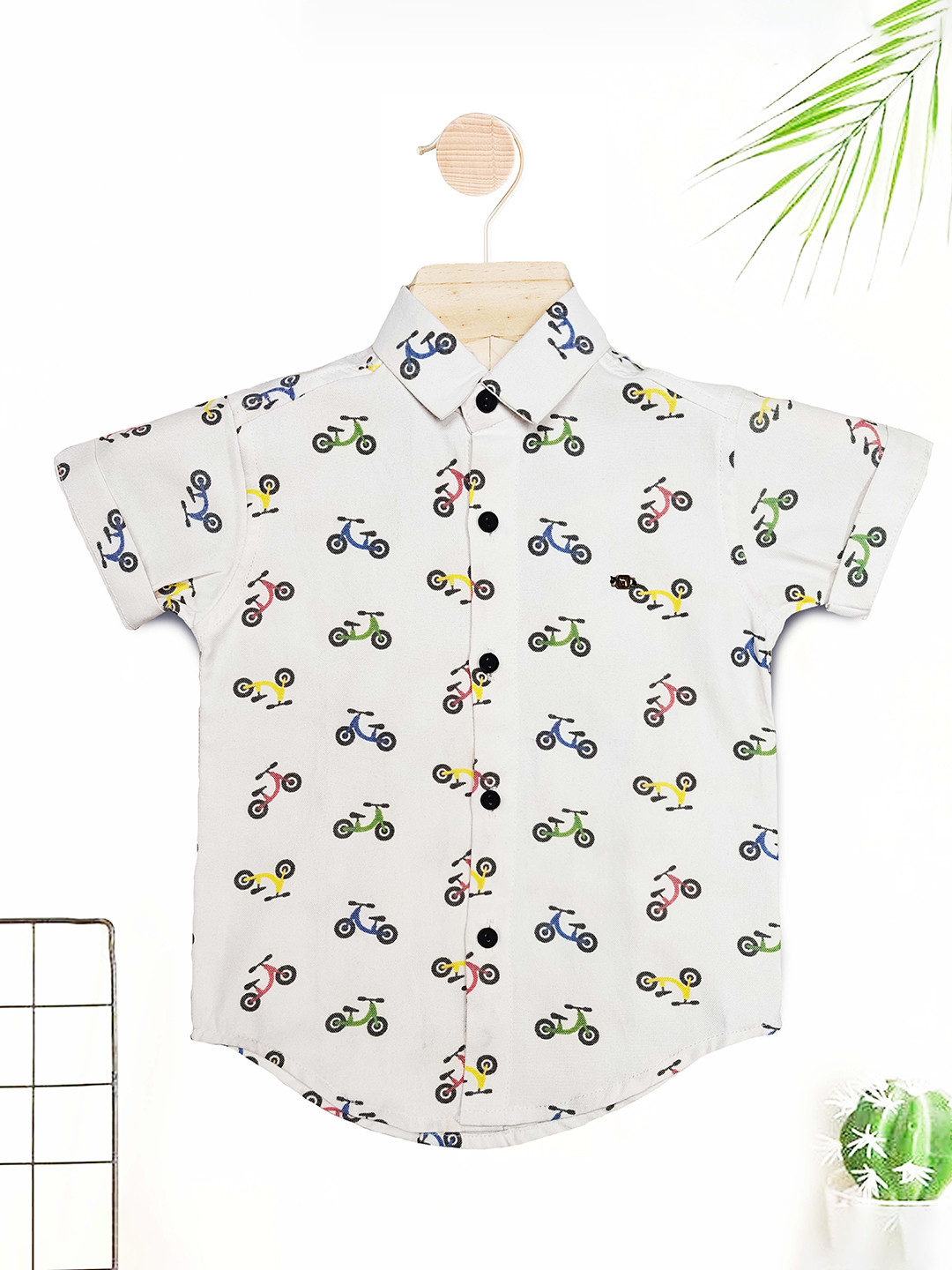 Havok kids Boys Smart Printed Casual Shirt