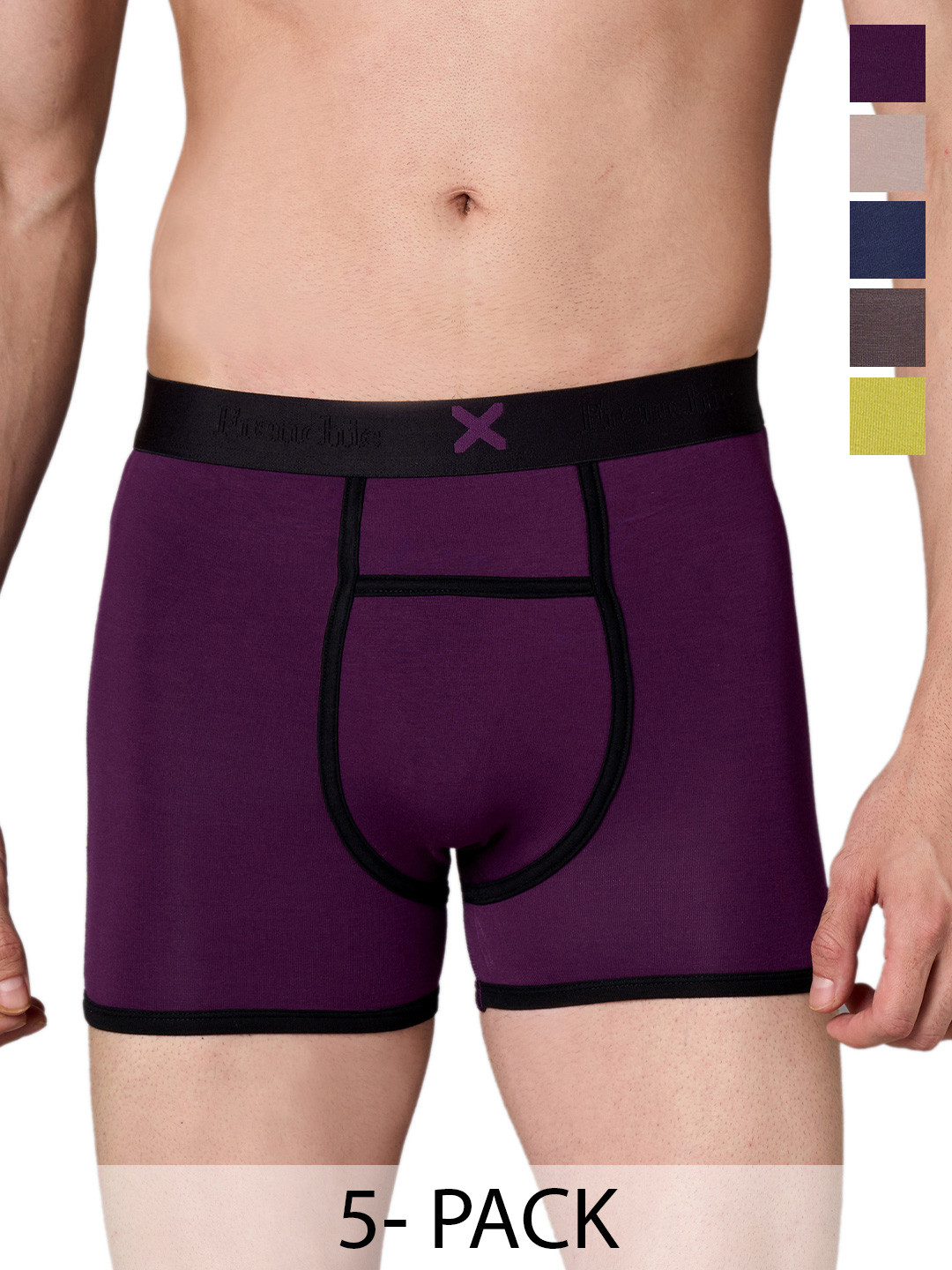 FRENCHIE Pack Of 6 Short Trunks