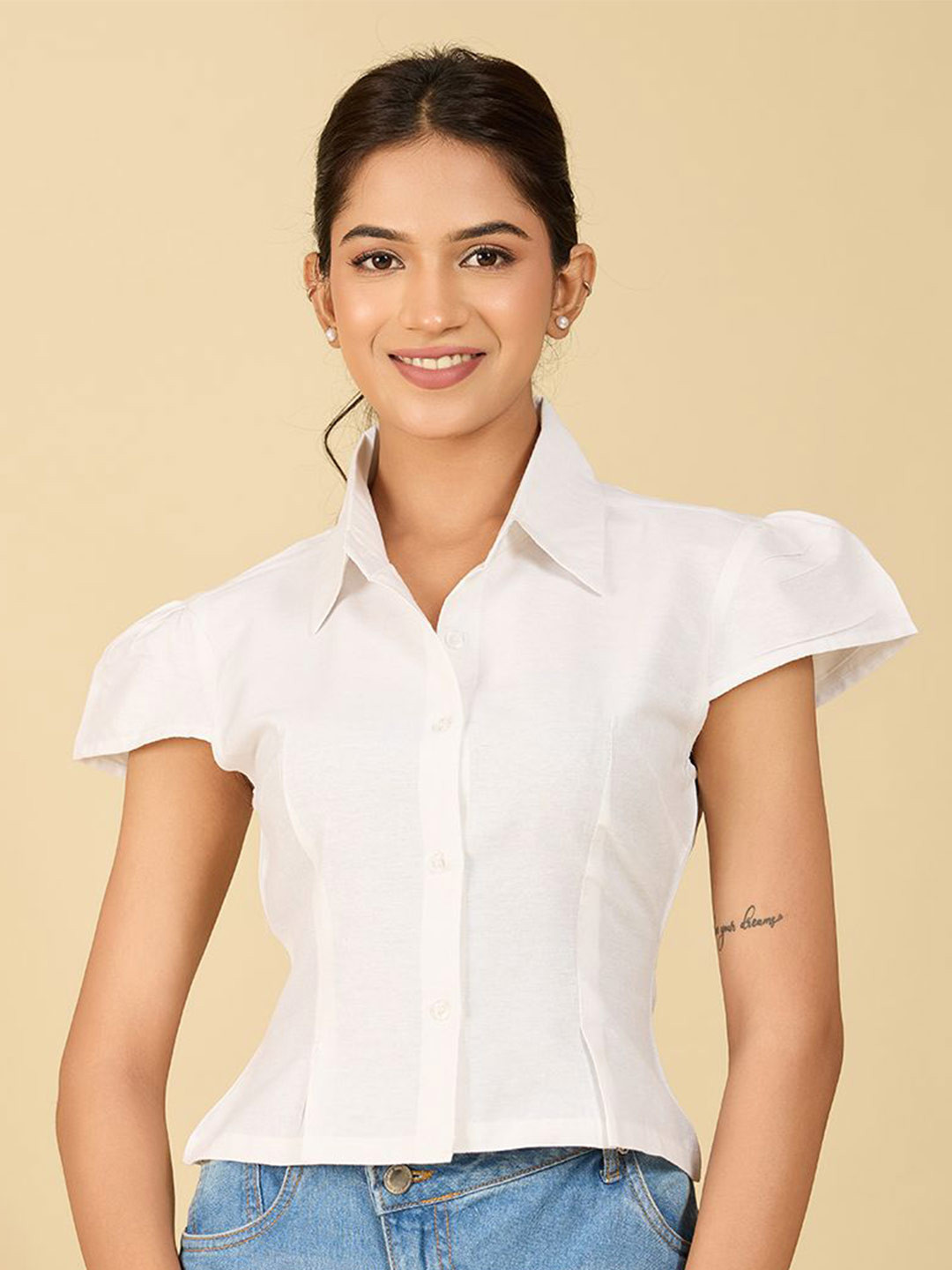 4WRD by Dressberry Women Tailored Fit Casual Shirt