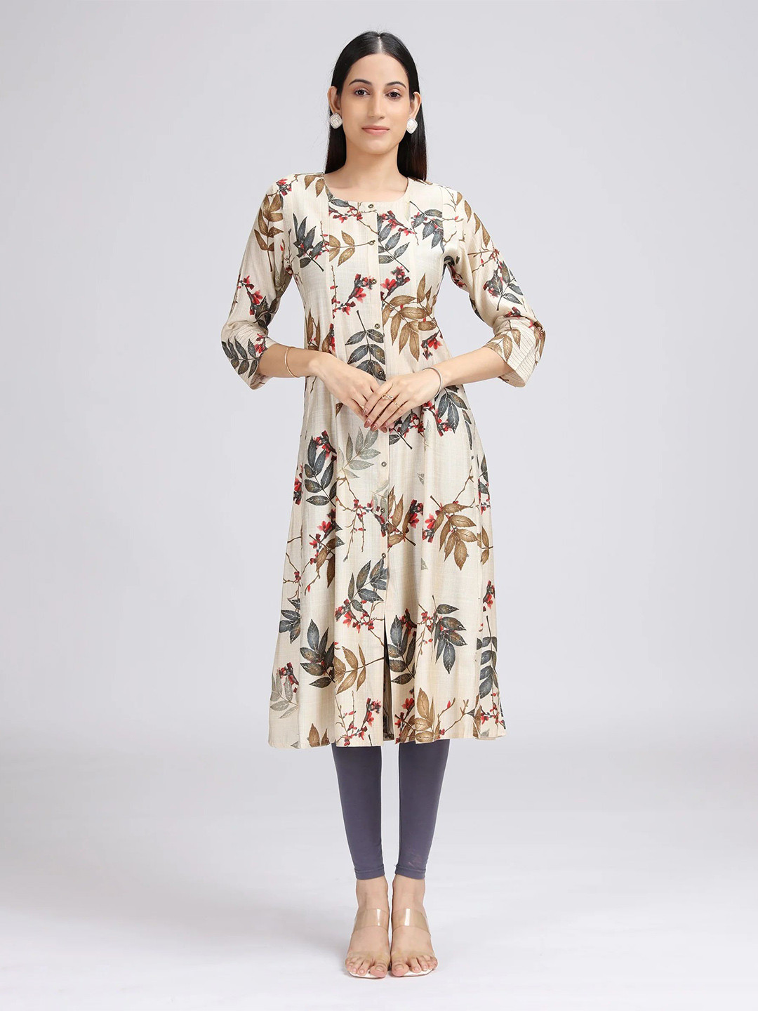 COTTON CULTURE Women Floral Printed Indie Florals Kurta