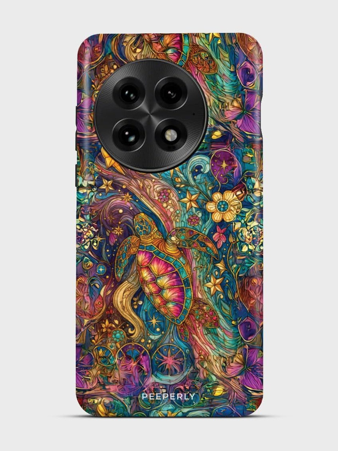 PEEPERLY Women Turtle Printed Impact Resistant OnePlus 11 5G Back Case