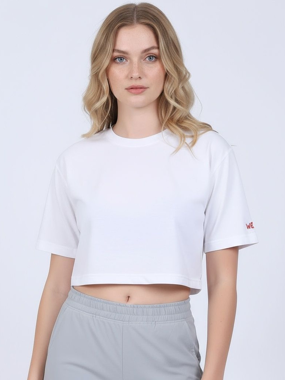 Wod Armour Women Brand Logo T-shirt