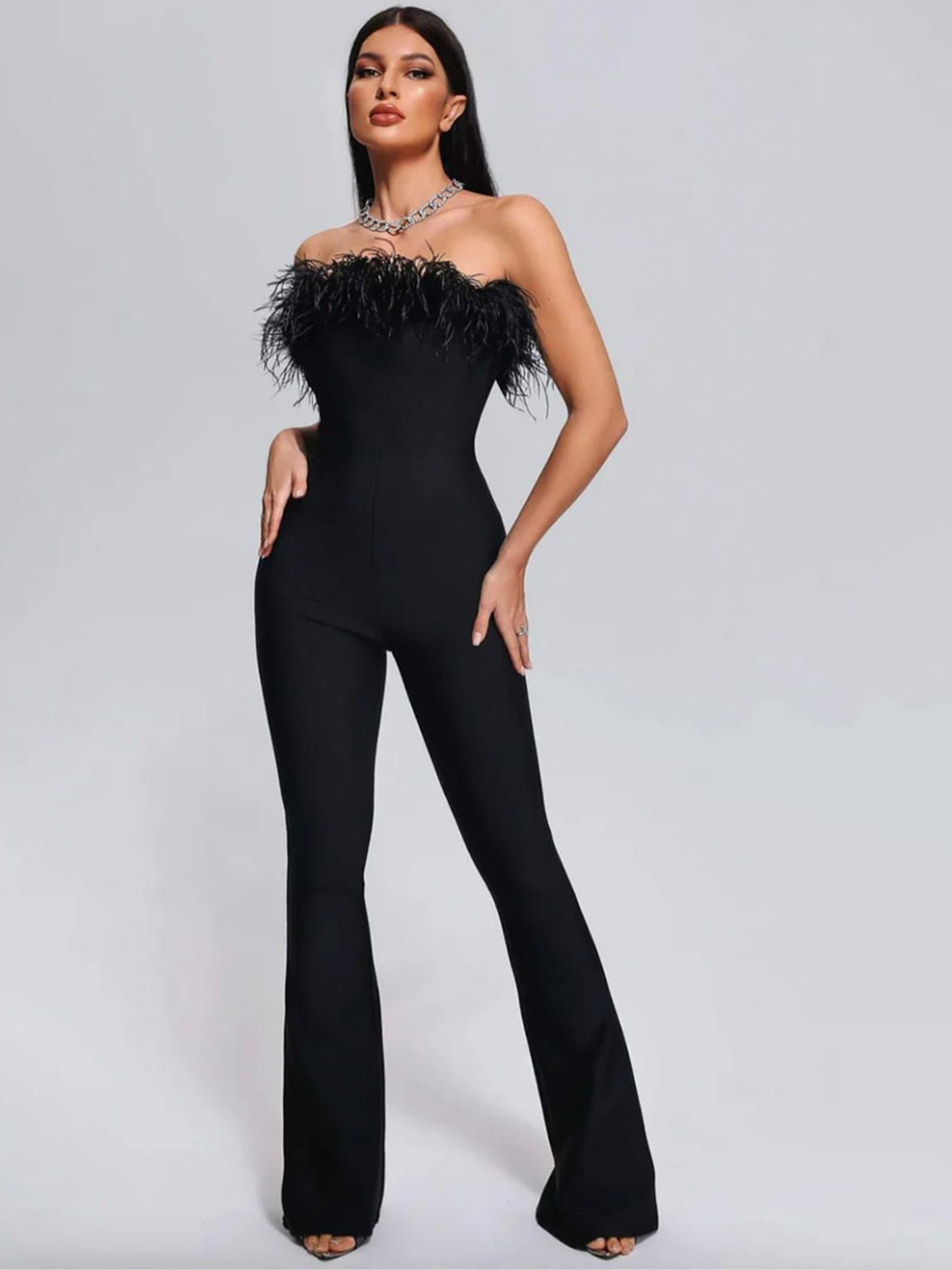 The Purple Chique Sleeveless Basic Playsuit