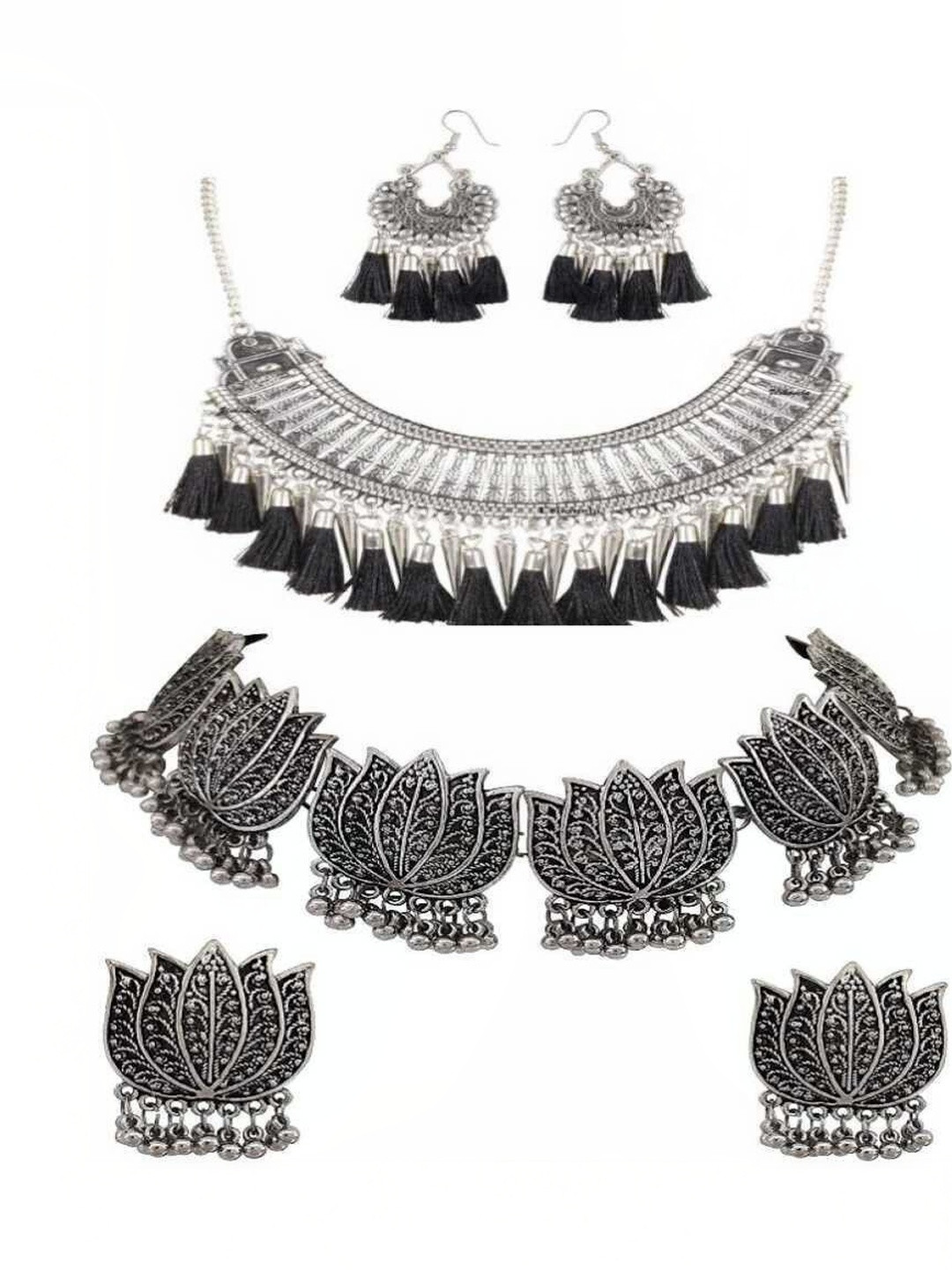 PINGHAKS 2-Pc Silver-Plated Jewellery Set