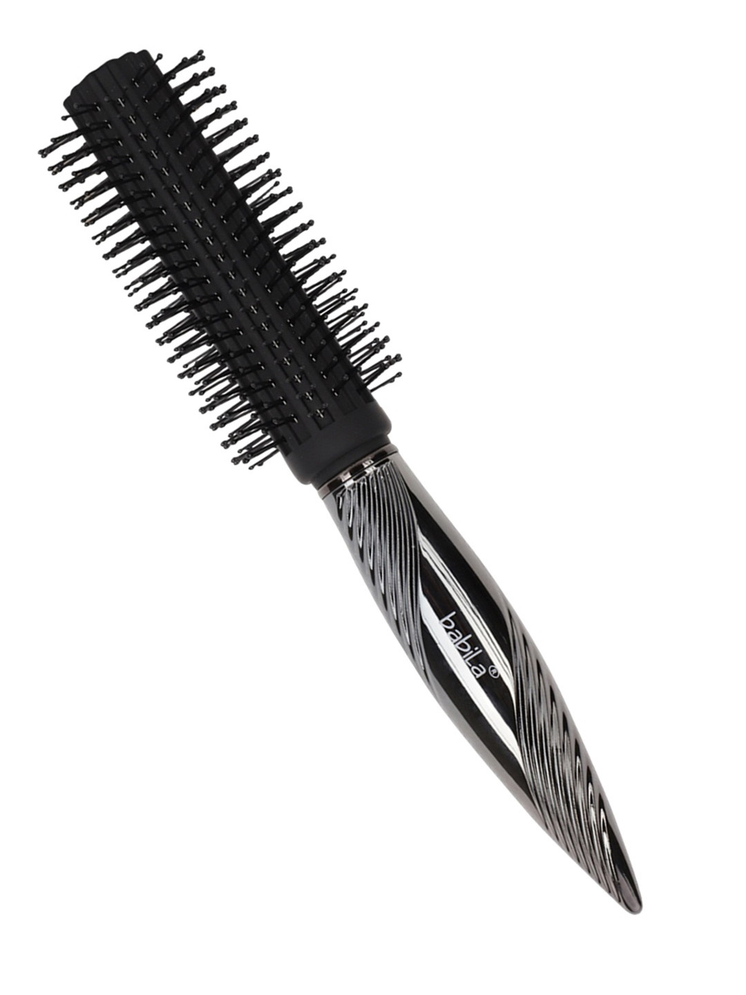 babila Unisex Black Round hair brush HB-V860