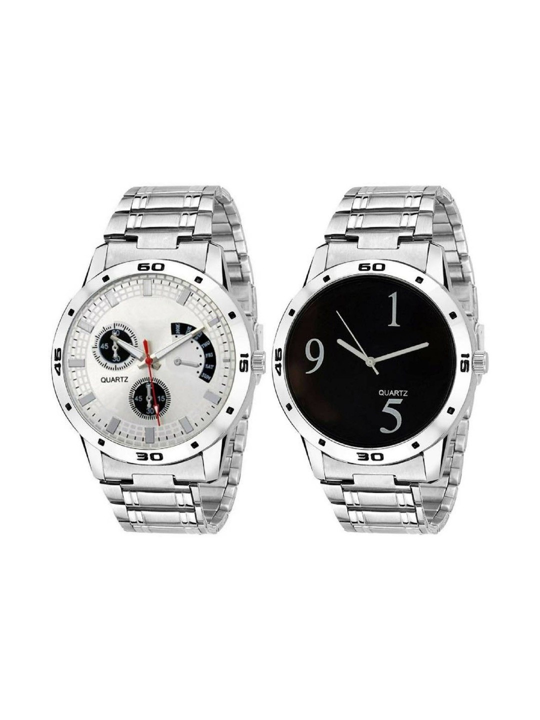 Miss Perfect Unisex Dial & Stainless Steel Straps Analogue Multi Function Watch D991