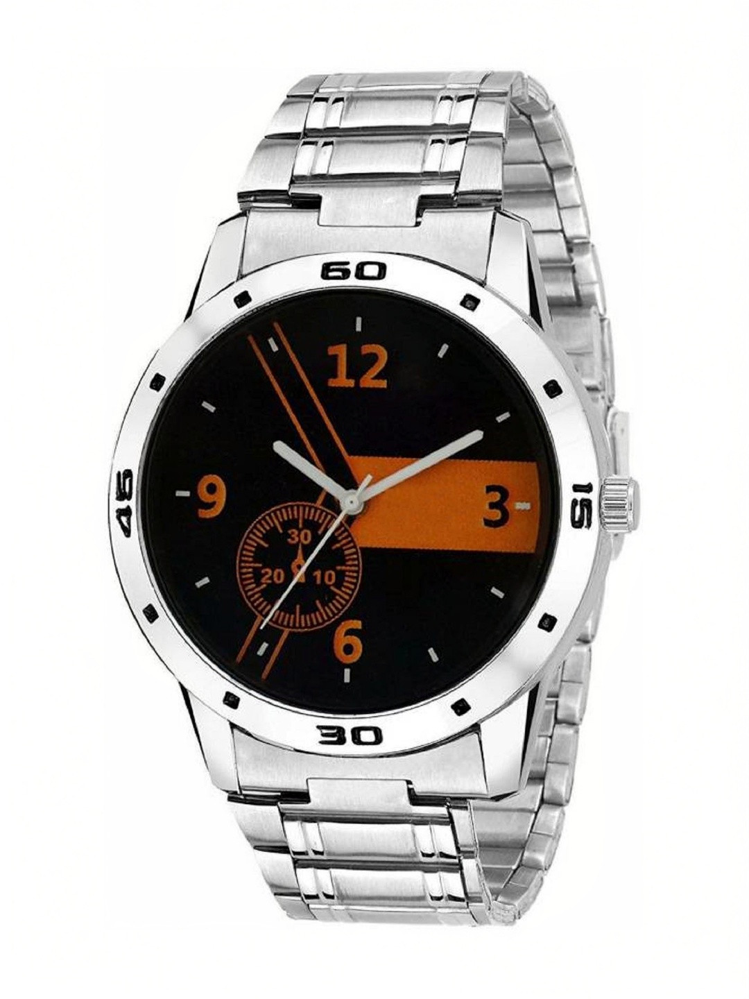 Miss Perfect Unisex Dial & Stainless Steel Bracelet Style Straps Analogue Watch D356