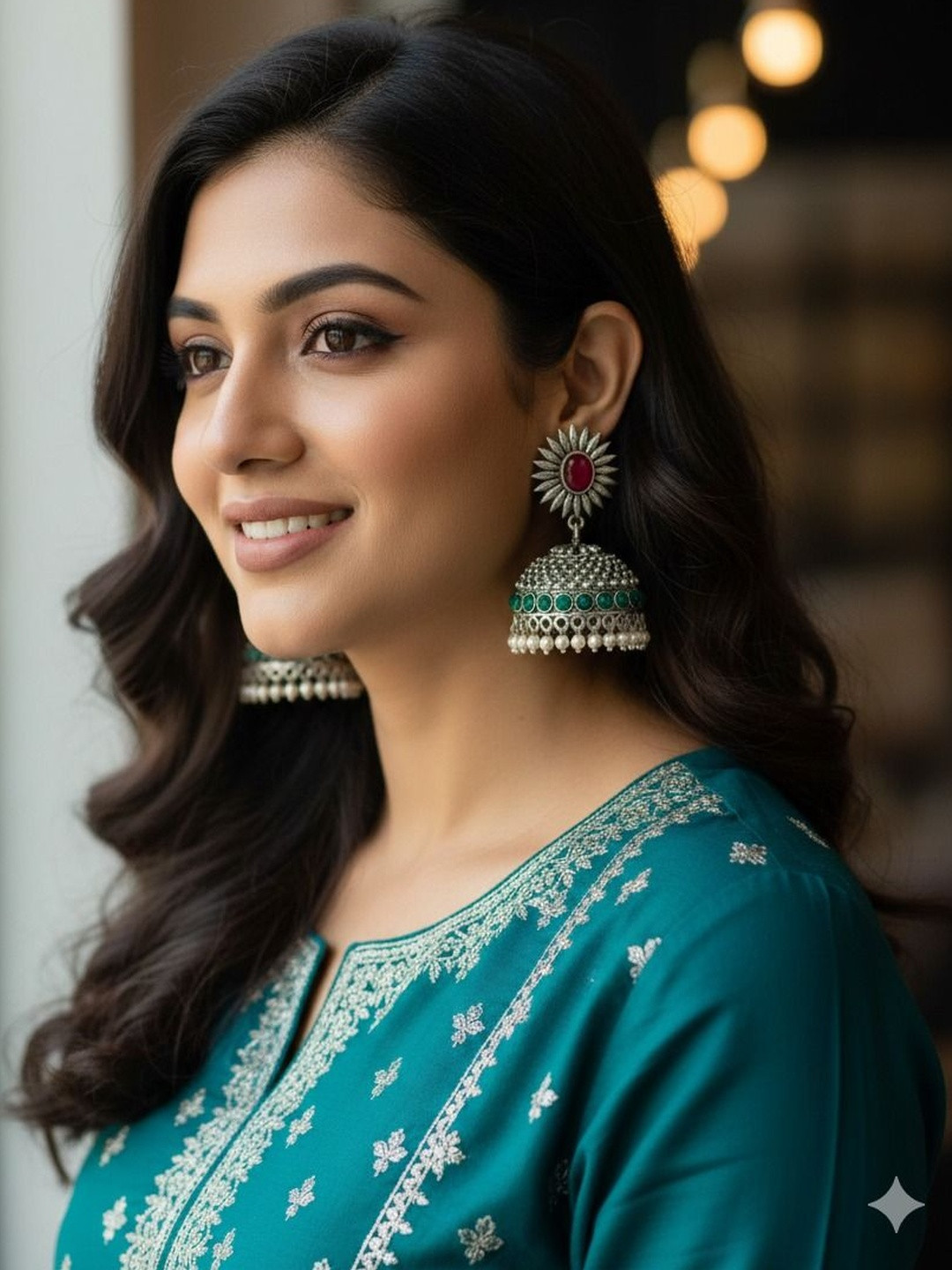 MODE & MINIMAL Floral Jhumkas Earrings