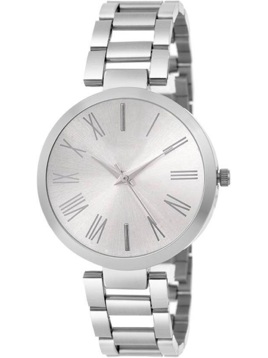 Miss Perfect Unisex Dial & Stainless Steel Bracelet Style Straps Analogue Watch D886