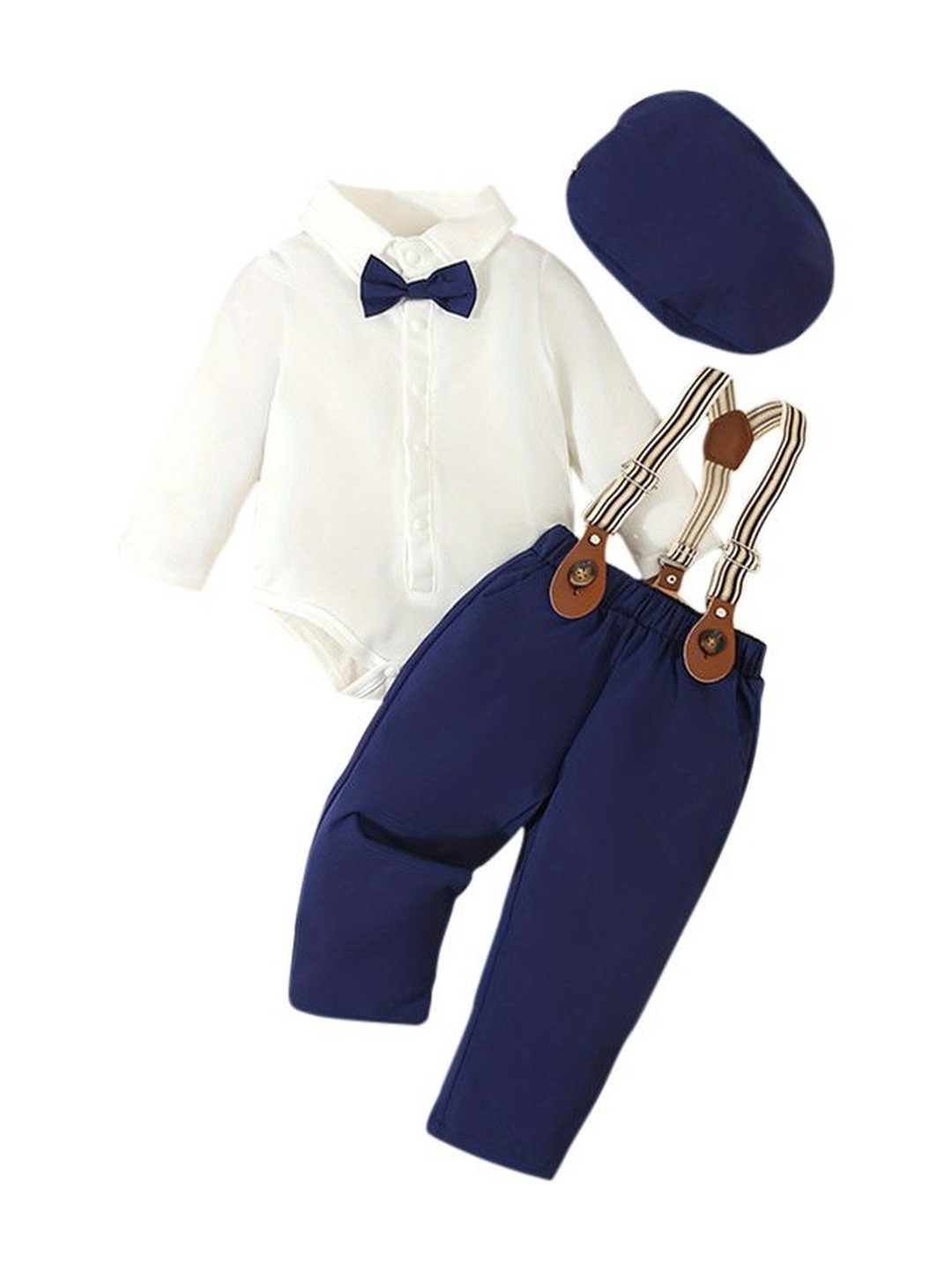 StyleCast x Revolte Boys Shirt Collar Leotard With Trousers