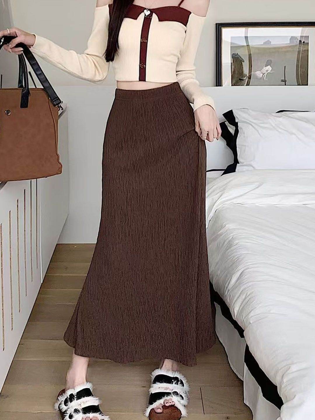StyleCast Opaque A-Line Maxi Skirt