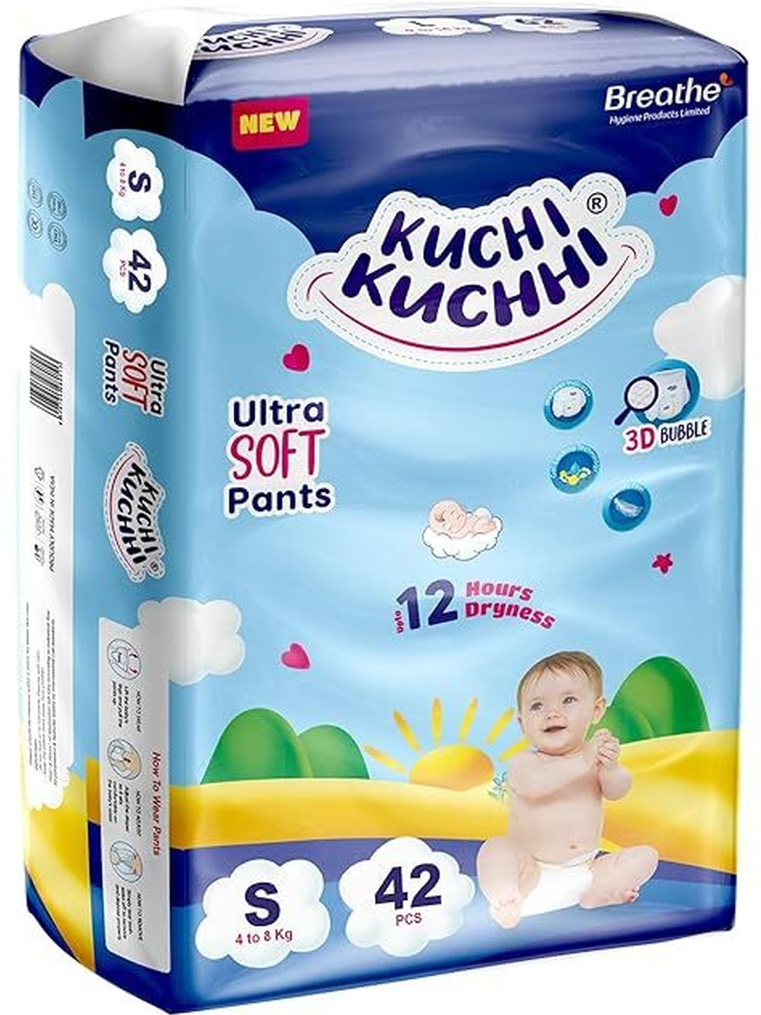 KUCHI KUCHHI Kids Premium Super Soft Diaper - 42 Pcs