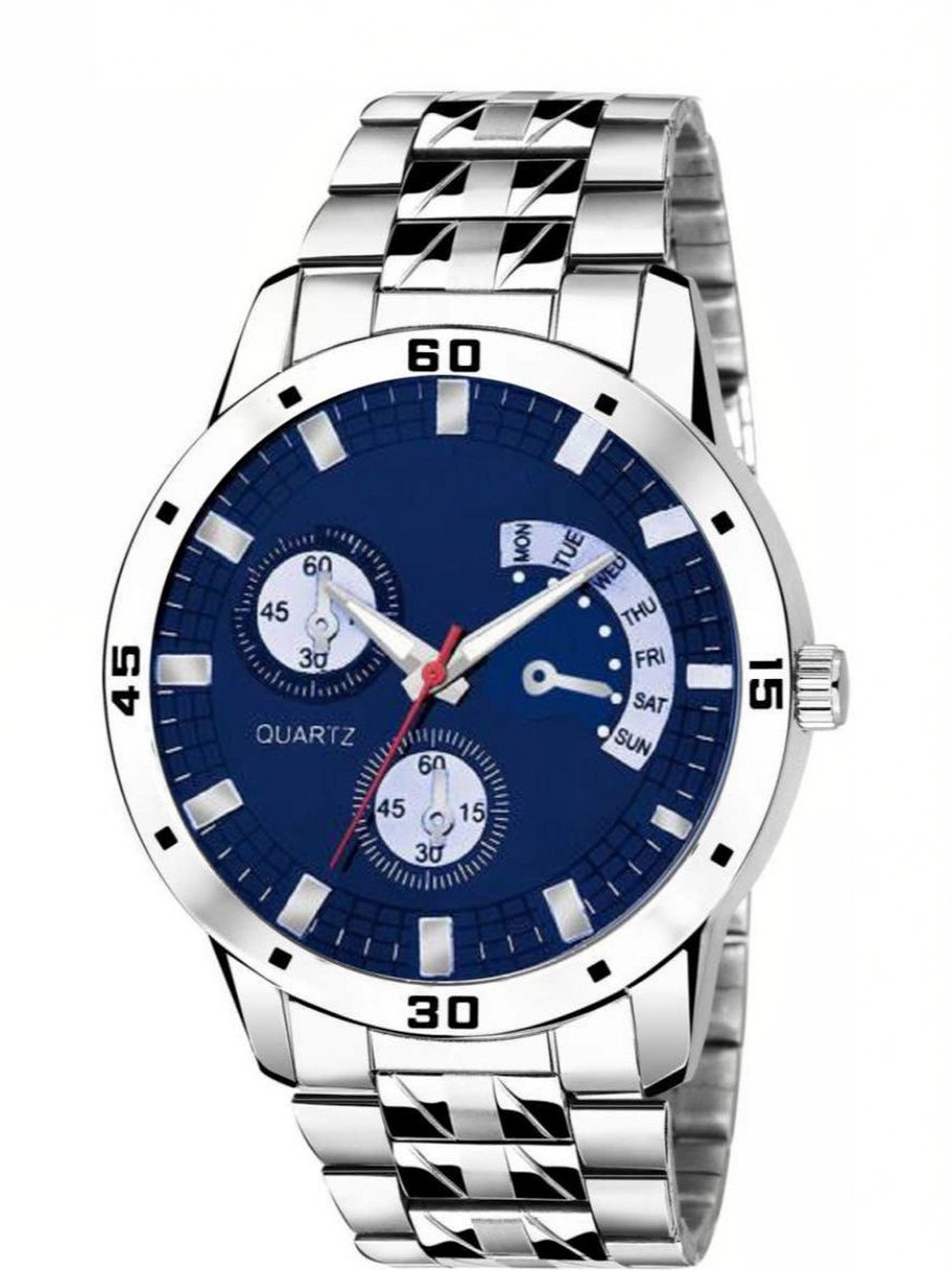 Miss Perfect Unisex Dial & Stainless Steel Bracelet Style Straps Analogue Multi Function Watch jk902