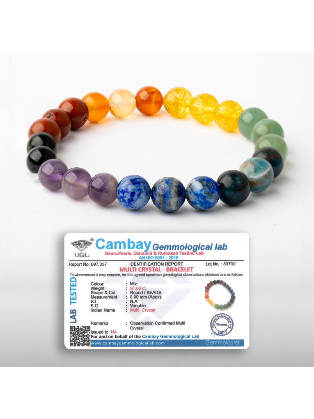 Spiritual shop Unisex Agate Bracelet