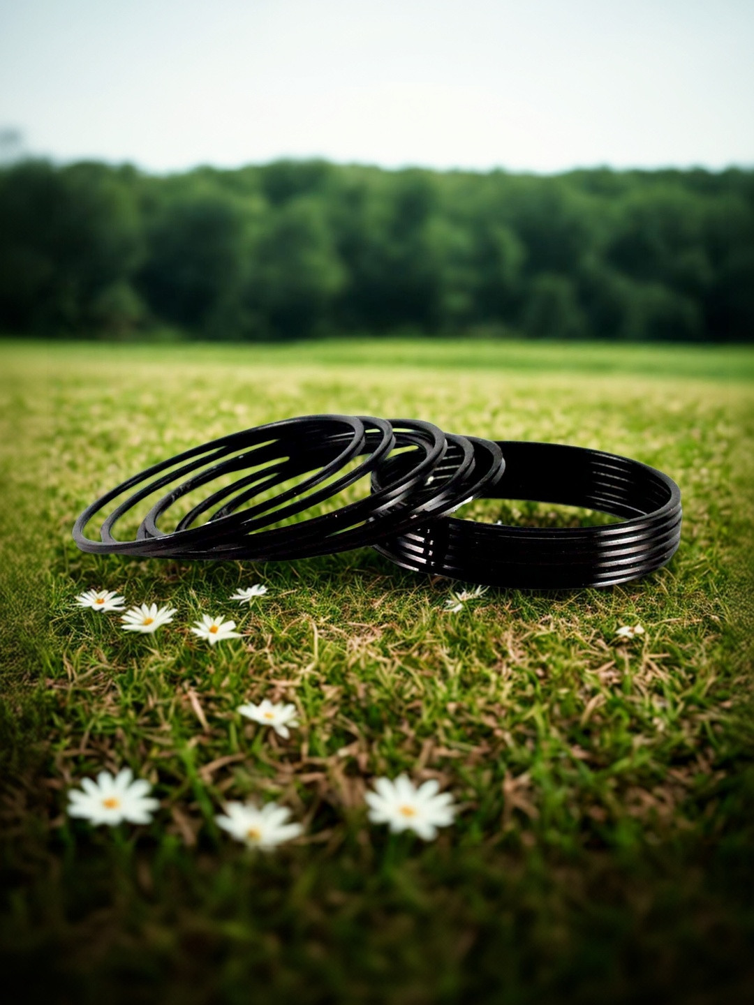 Vidhya Kangan Set Of 12 Plain Bangles