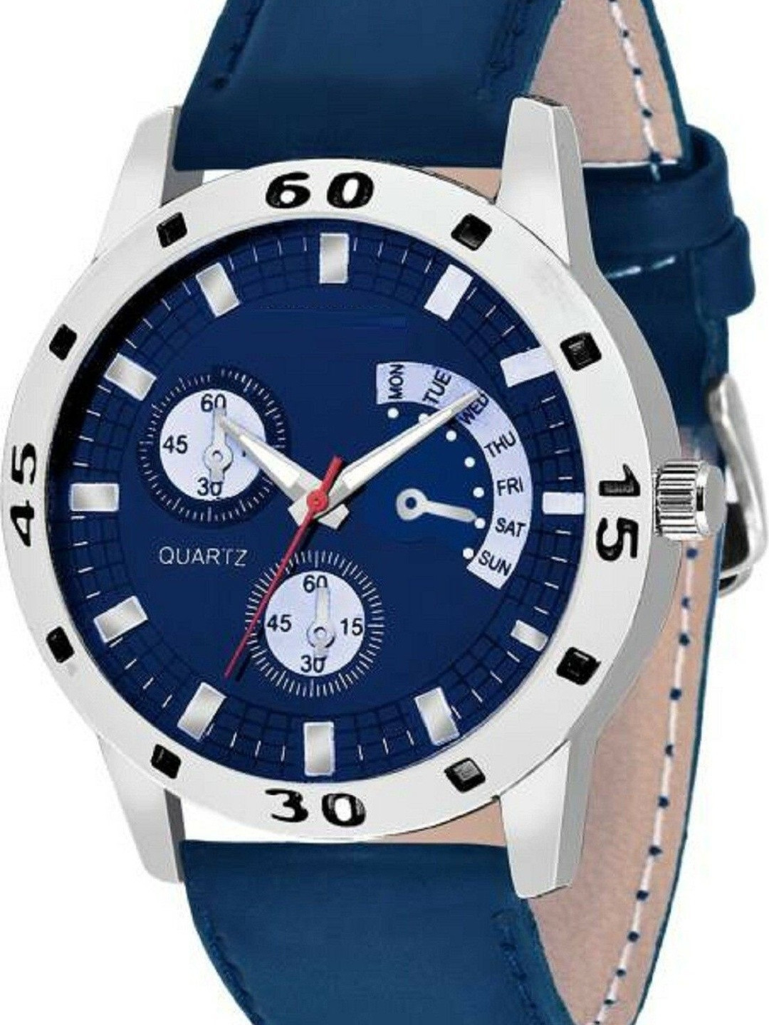 Miss Perfect Unisex Dial & Leather Straps Watch D1044