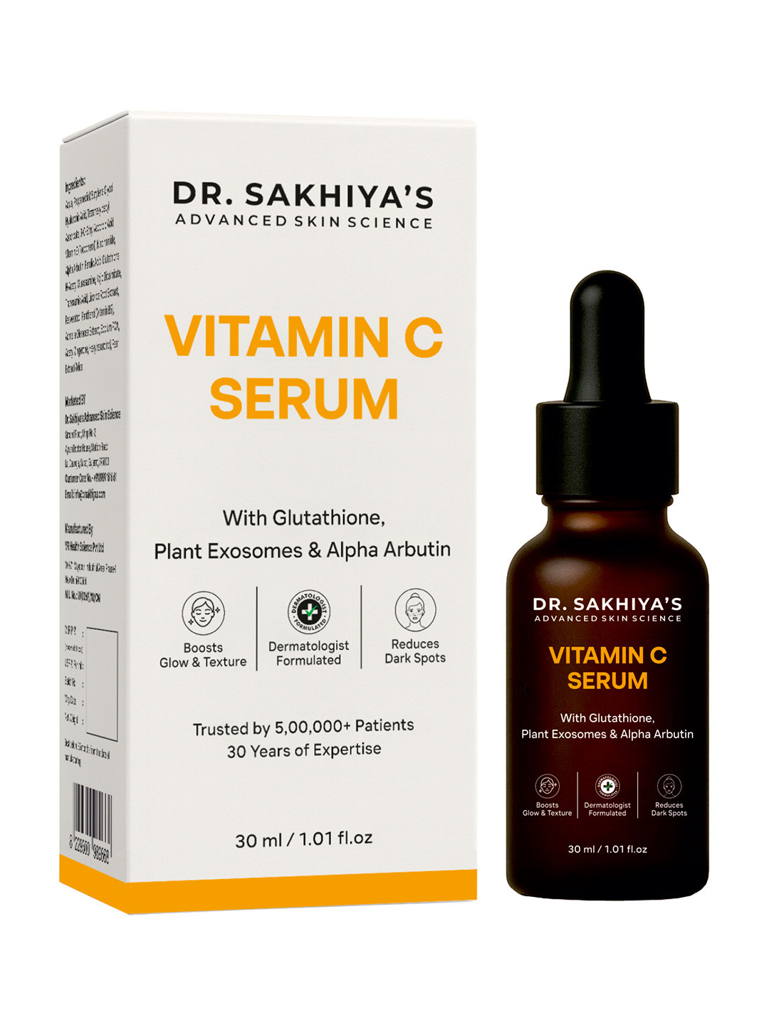 DR. SAKHIYA'S 20% Vitamin C Face Serum - 50 ml
