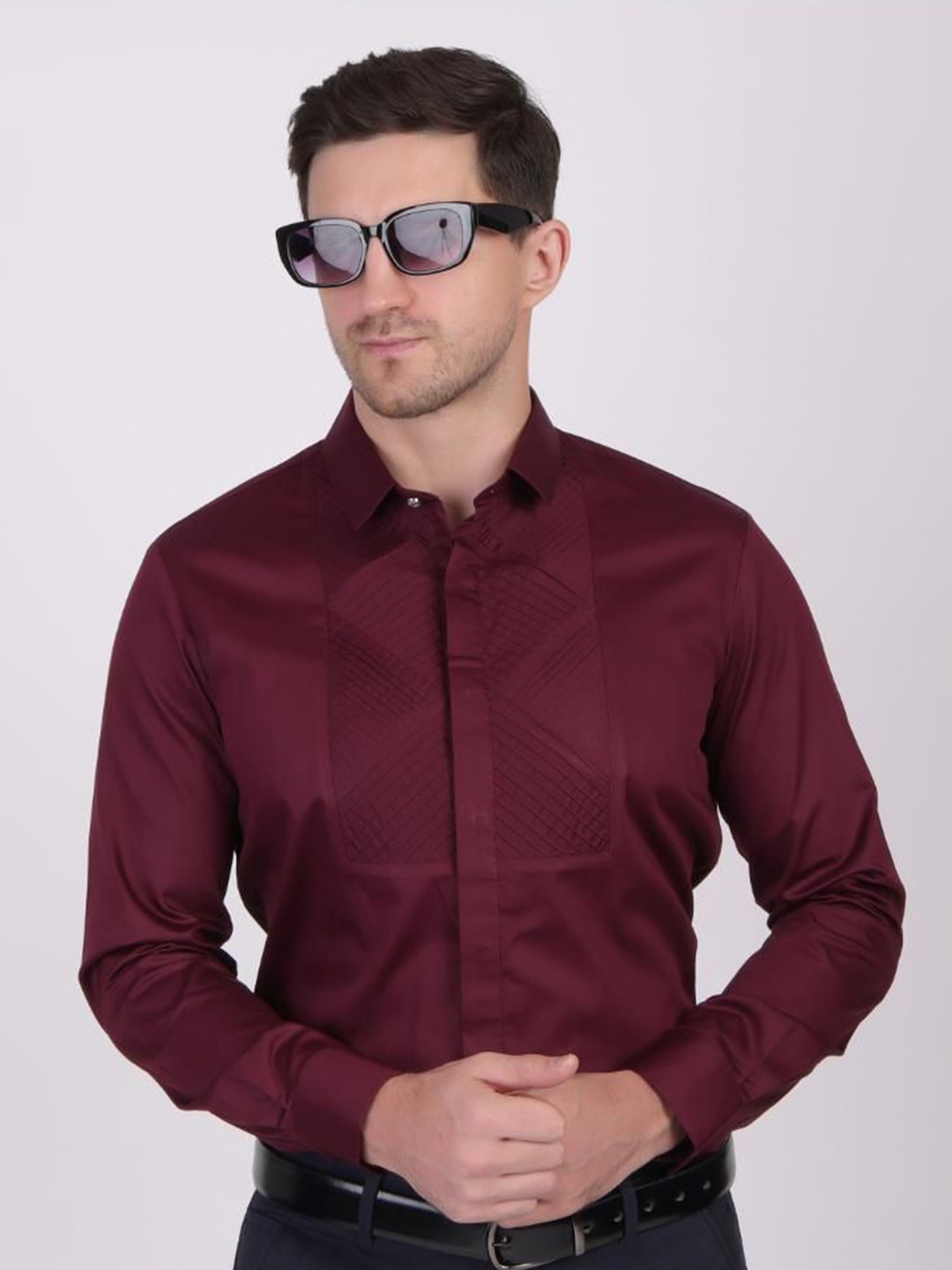 PIER 7 Men Premium Slim Fit Formal Shirt