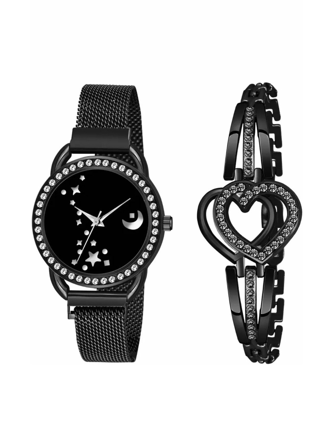 Miss Perfect Unisex Printed Dial & Straps Analogue Watch jk_927 With Bracelet