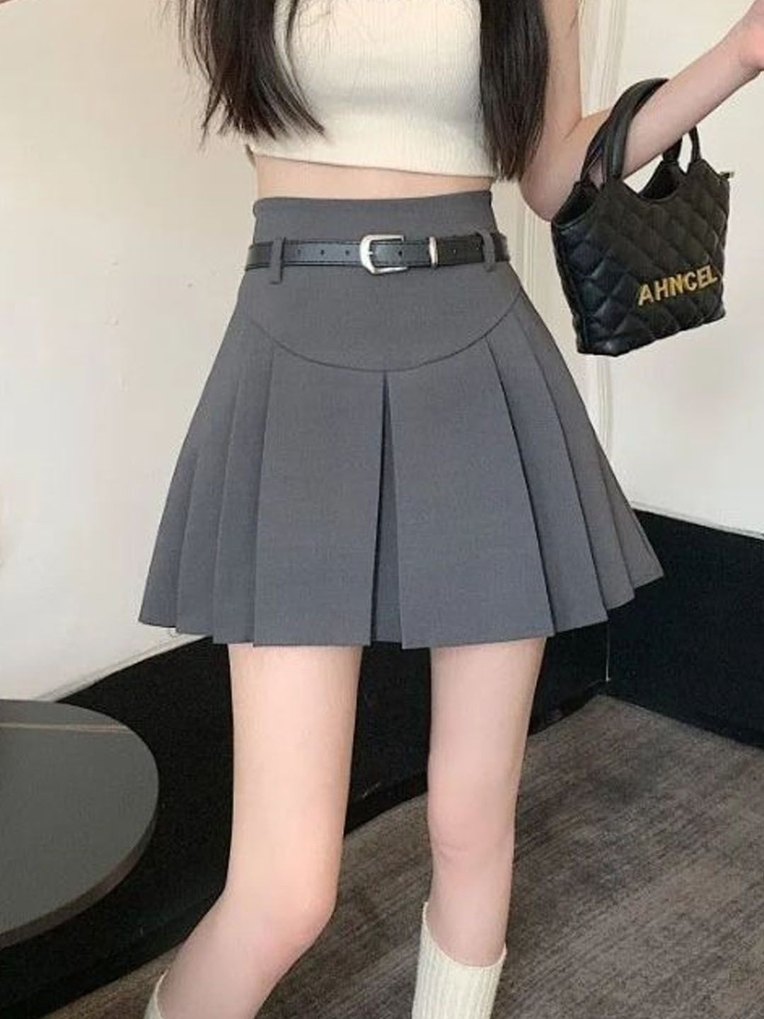StyleCast Flared Mini Trendy A-Line Skirt