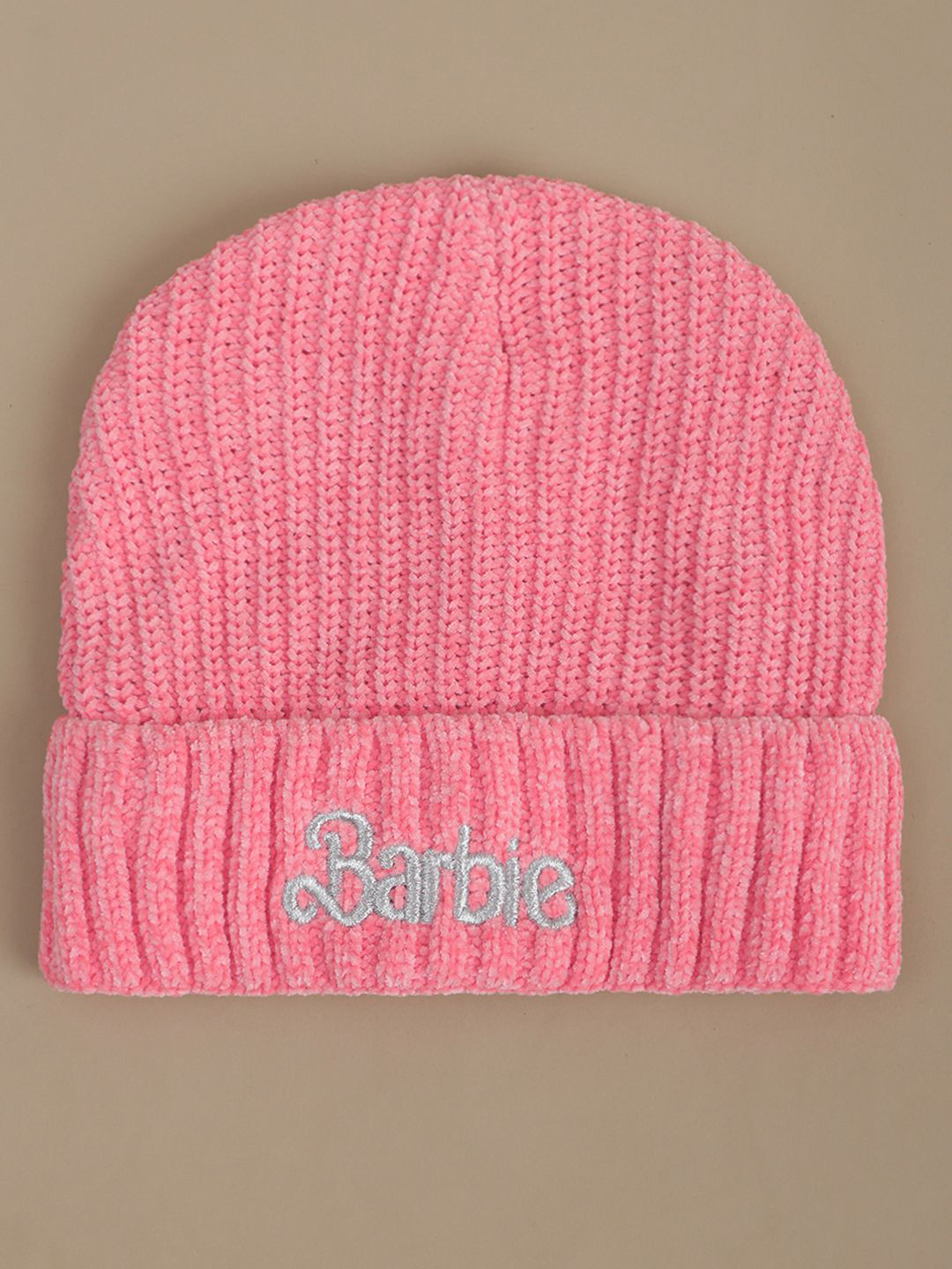 Kids Ville Girls Barbie Printed Beanie