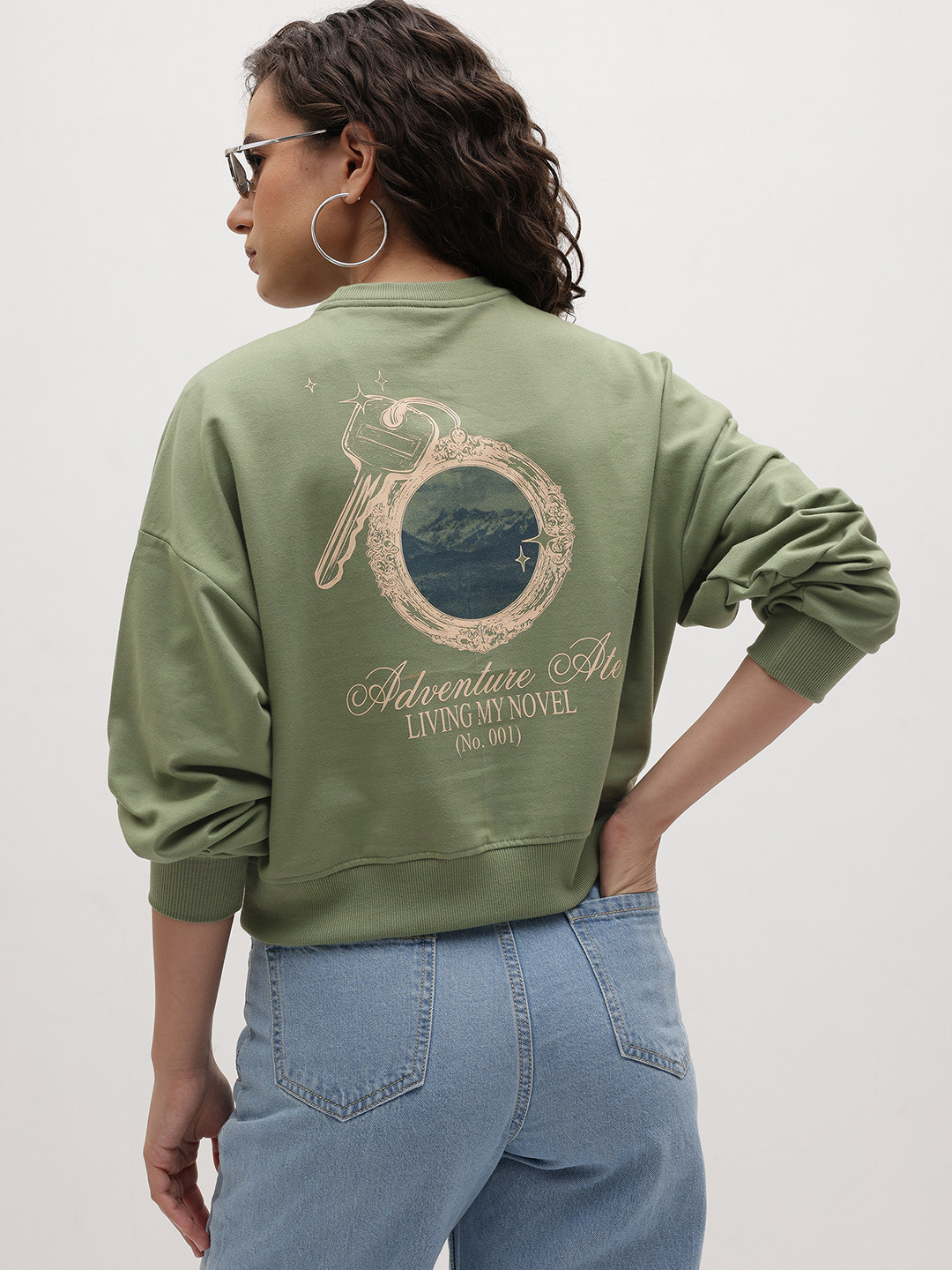 The Roadster Life Co. Graphic Printed Sweatshirt