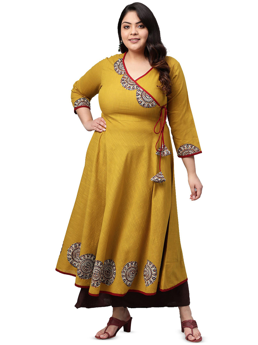 YASH GALLERY Women Ethnic Motifs Printed Indie Prints Anarkali Kurta