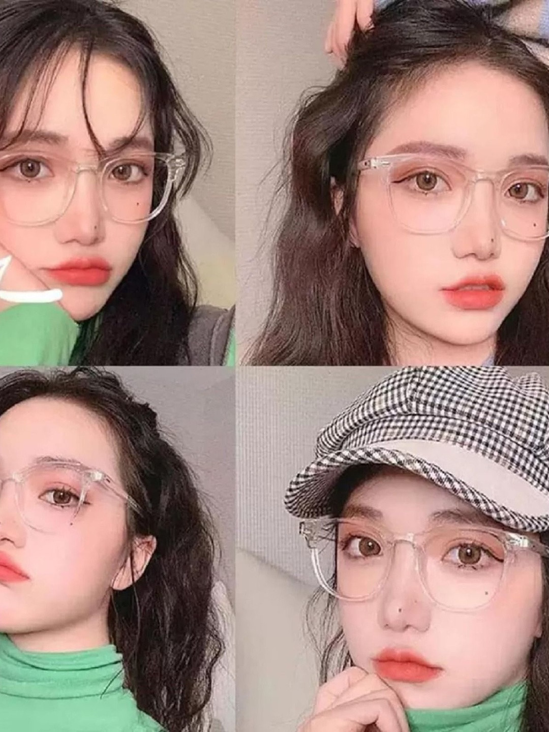POKHINDA Unisex Mirrored Lens & White Fashion with Sunglasses