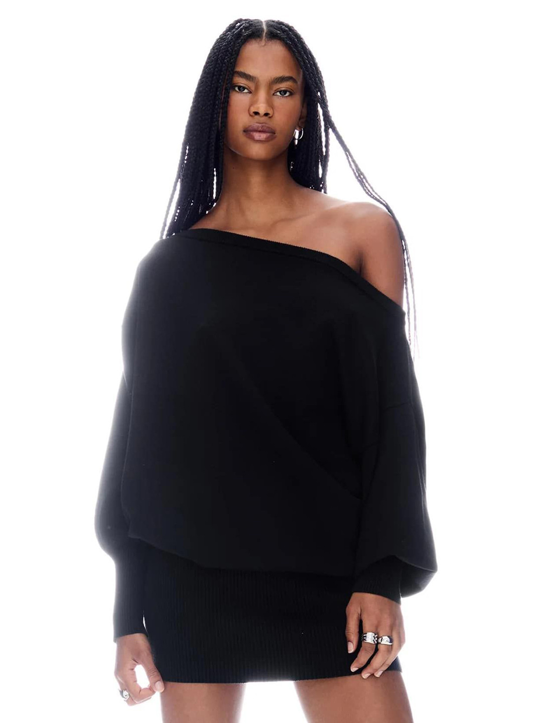 Pookiie Batwing Sleeve Sheath Mini Dress