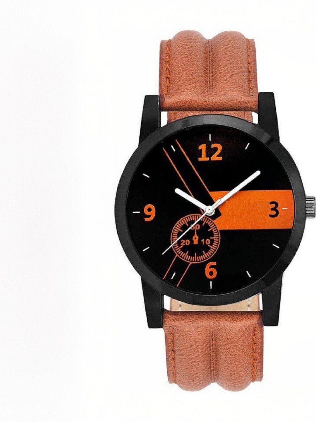 Miss Perfect Unisex Dial & Leather Straps Analogue Watch D977