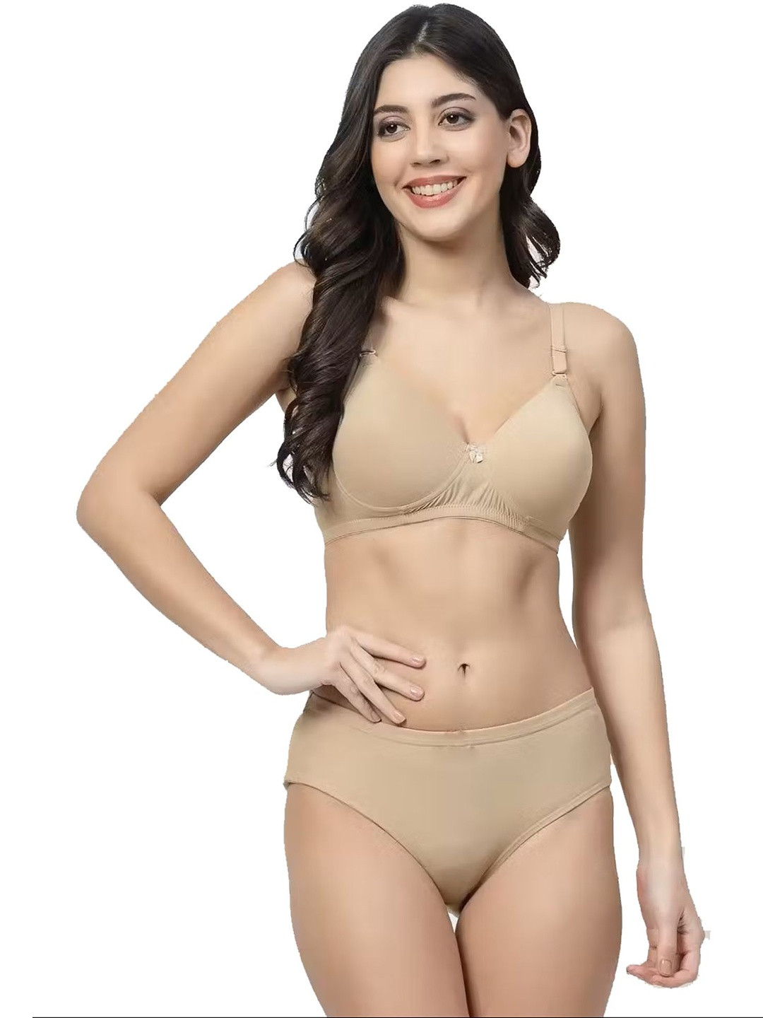 CHILEELIFE Women Lighty Padded Non-Wired Bra & Panty Set