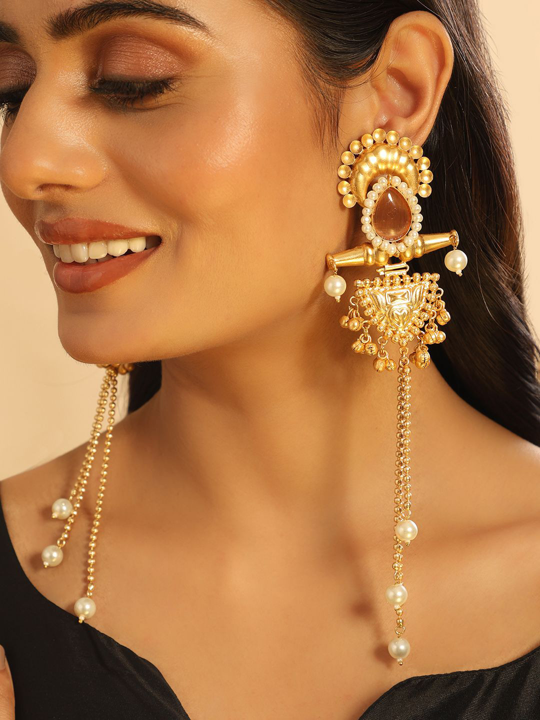 Nuyug  Contemporary Serene Cascade Women Dangler Earrings