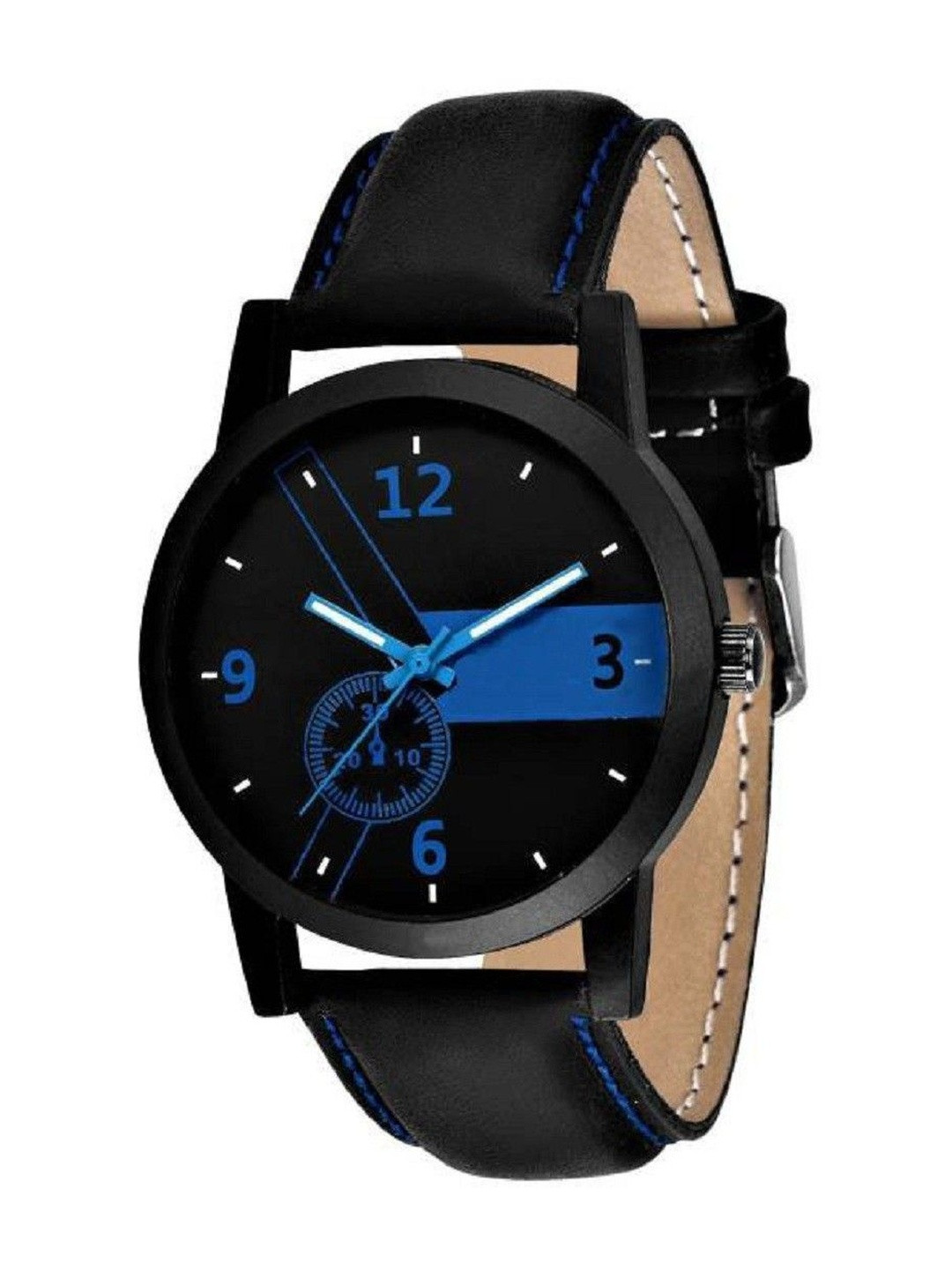 Miss Perfect Unisex Dial & Leather Straps Analogue Watch D768