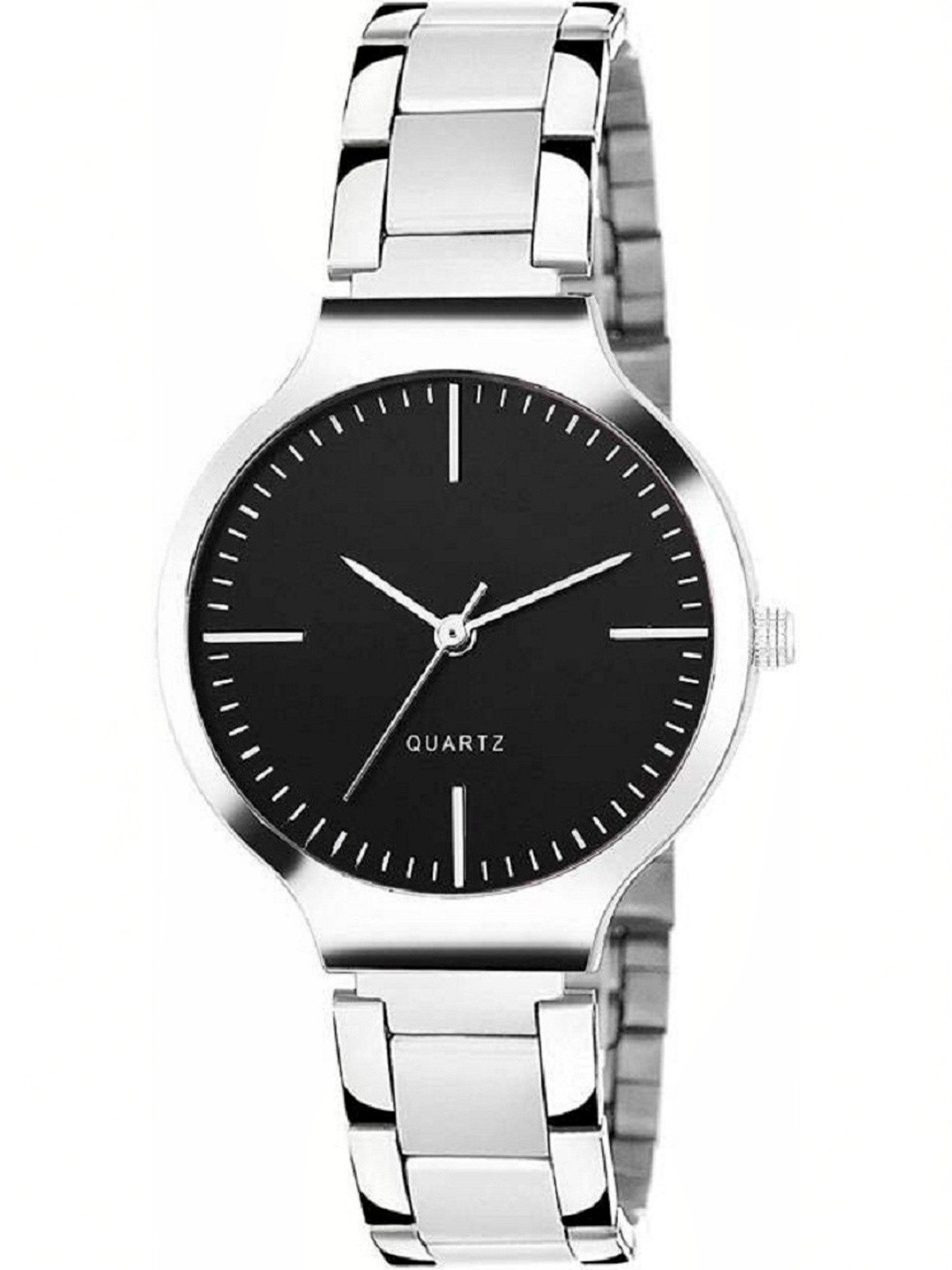 Miss Perfect Unisex Dial & Stainless Steel Bracelet Style Straps Analogue Watch too10