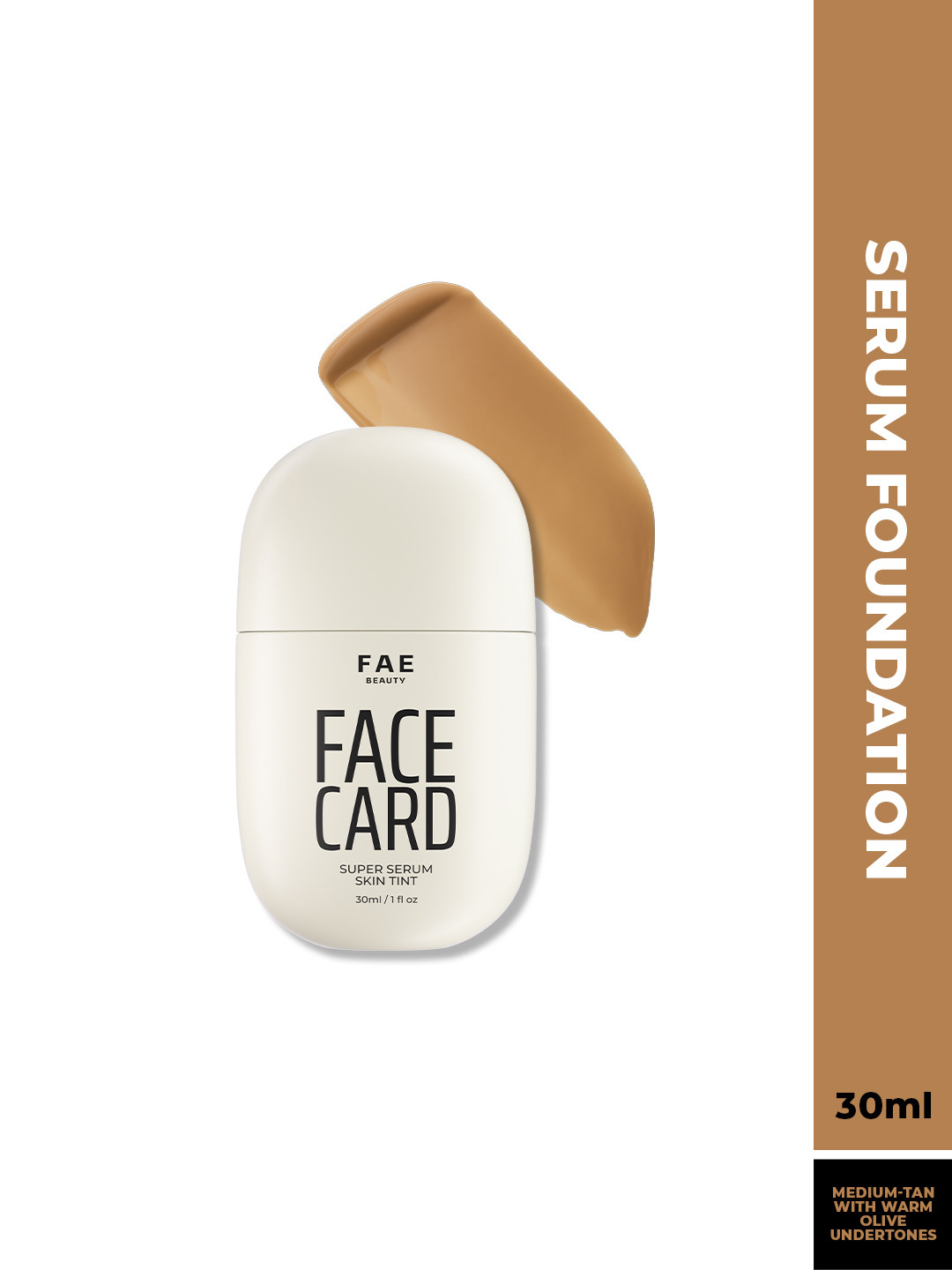 FAE BEAUTY Face Card Super Serum Skin Tint Foundation -30 ml- 41O - Warm Olive