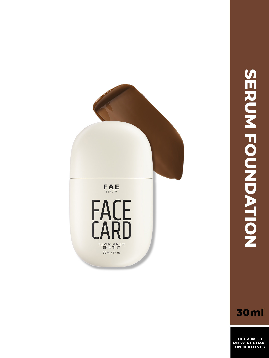 FAE BEAUTY Face Card Super Serum Skin Tint Foundation-30 ml- 94N Olive
