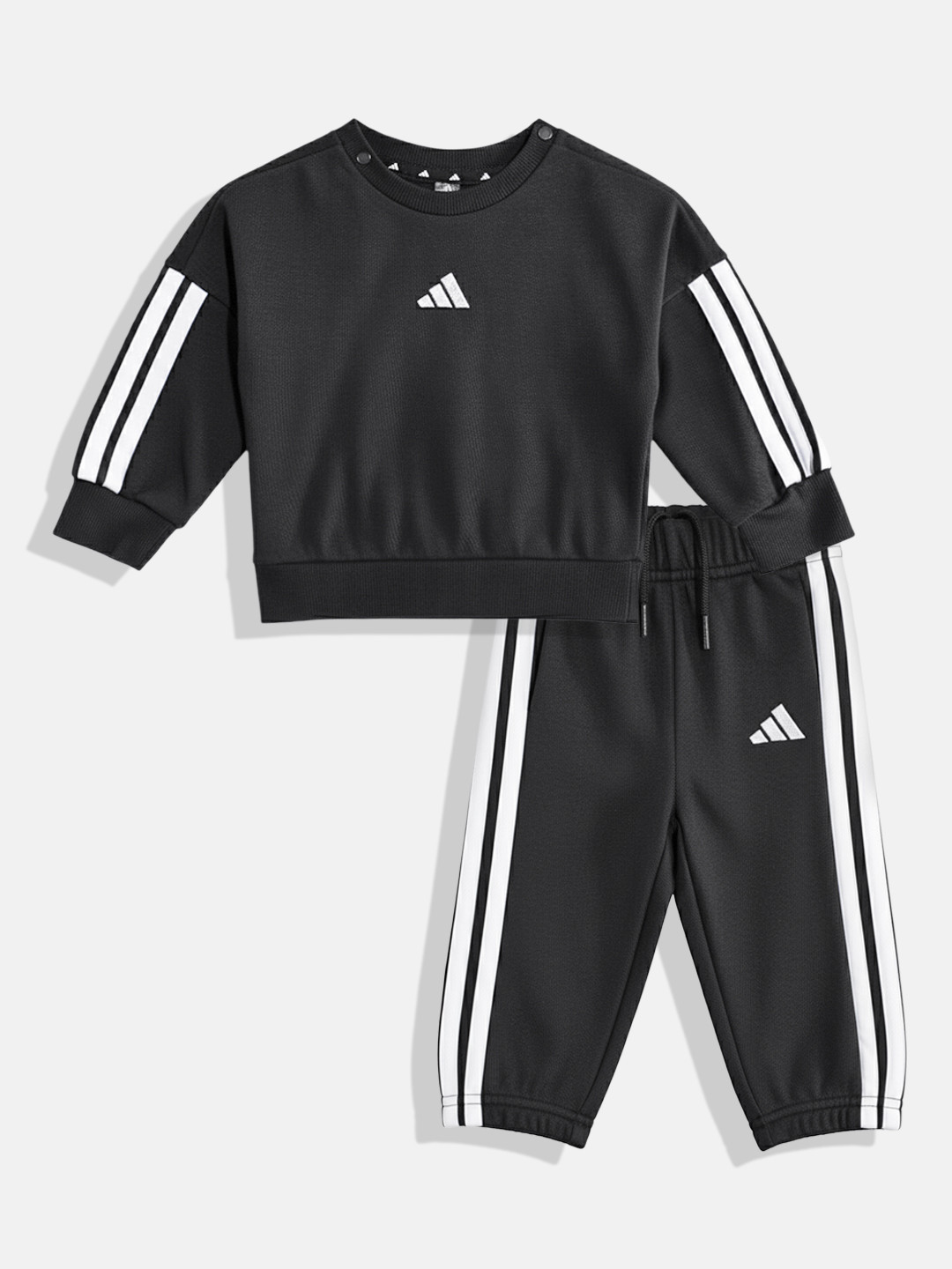 ADIDAS Boys 3 Striped Sweatshirt & Joggers