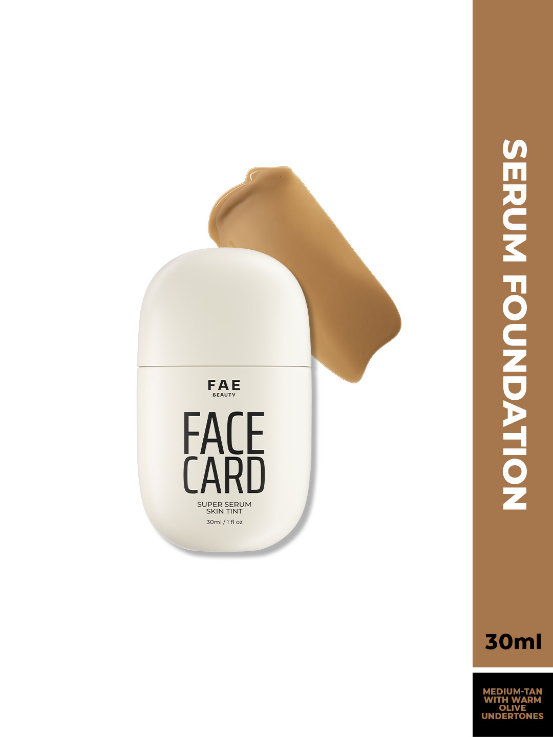 FAE BEAUTY Face Card Super Serum Skin Tint Foundation -30 ml- 50O - Warm Olive