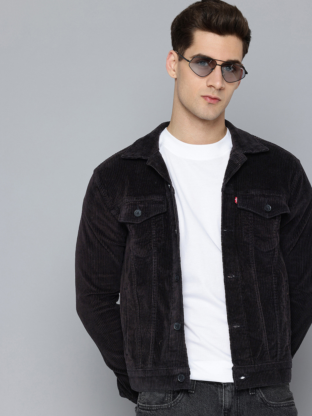 Levis Spread Collar Corduroy Tailored Jacket