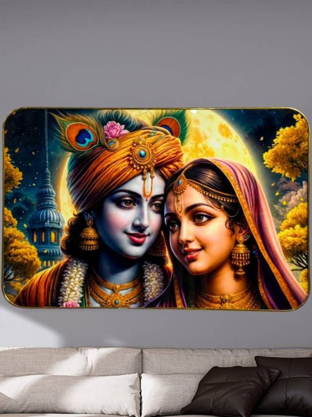 SHRI KHATU SHYAM CREATION Multicoloured 1 Pieces MDF Wall Photo Frames