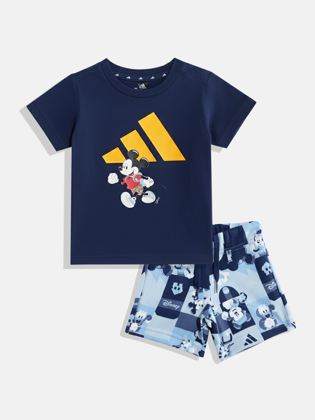 ADIDAS Boys Disney Mickey Mouse Printed T-shirt with Shorts