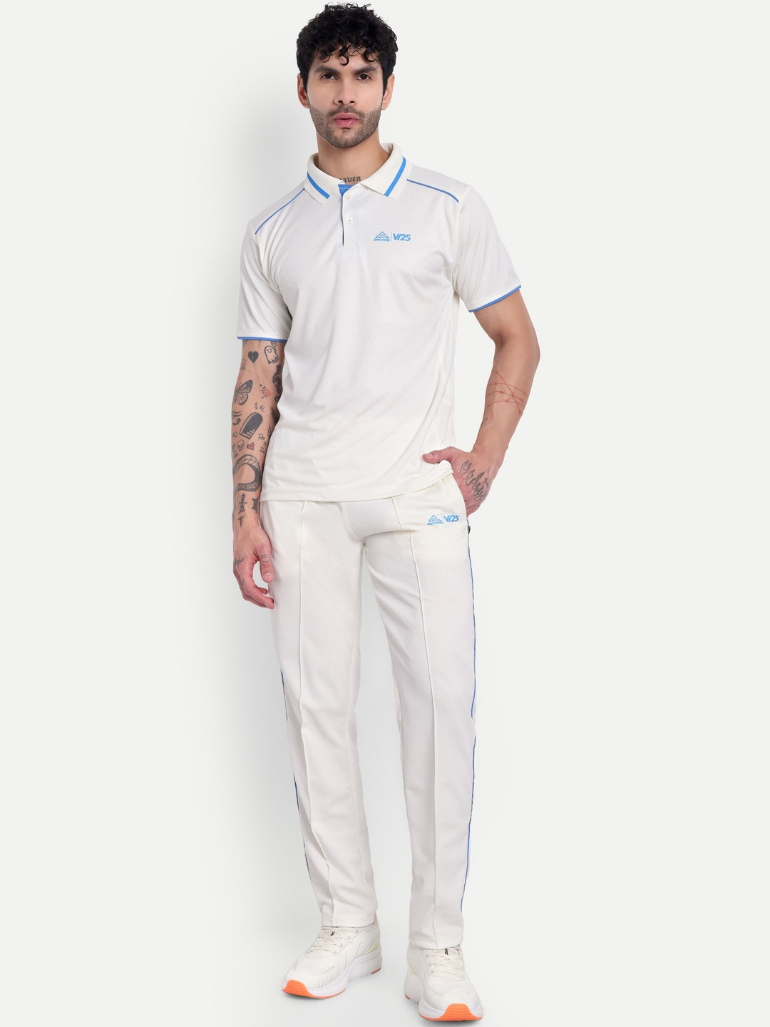 GRITPRO Polo Collar Neck T-Shirt With Trousers Co-Ords